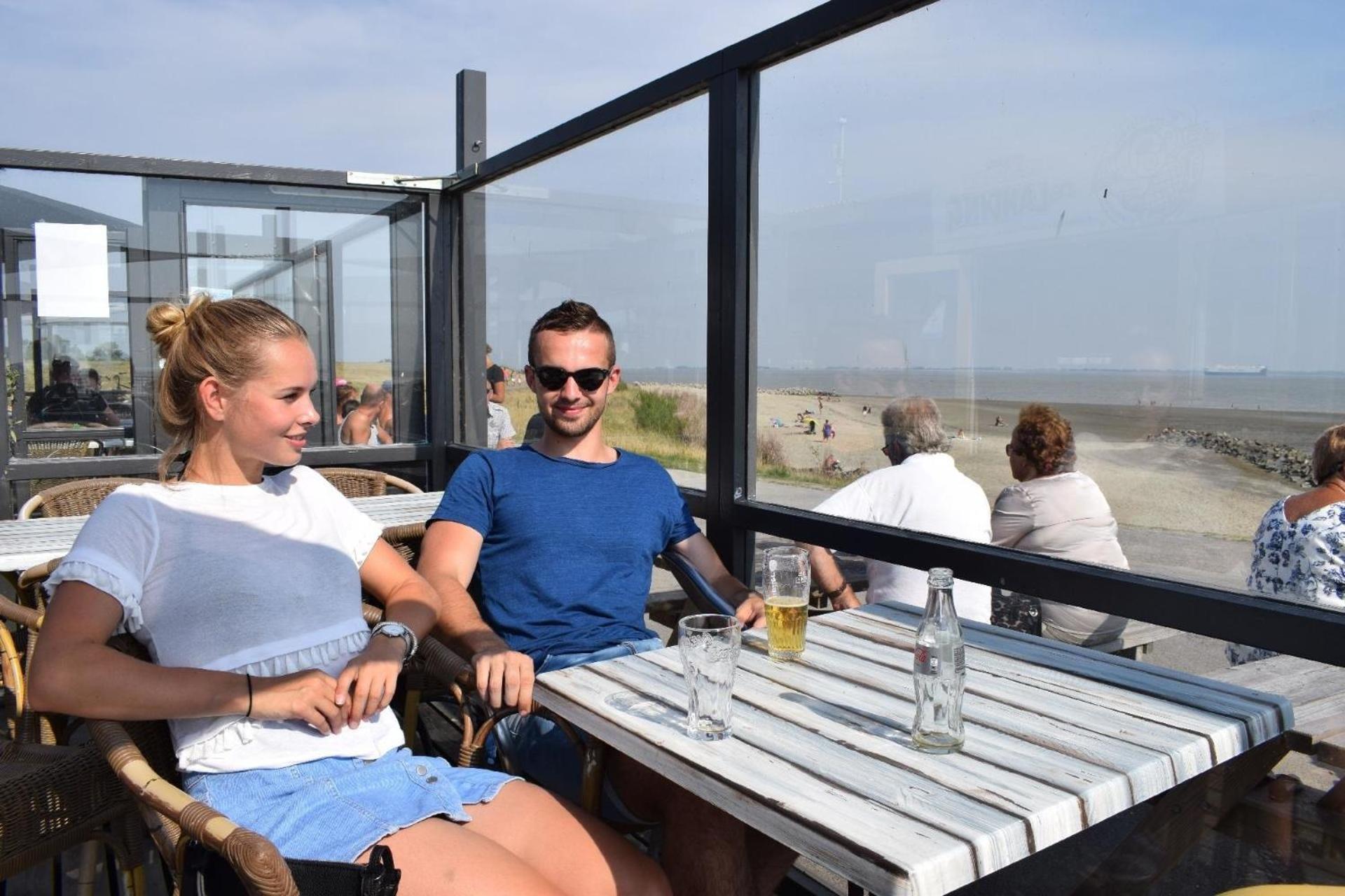 Campingplatz Scheldeoord Zeeland Neben Einem Sandstrand Baarland Luaran gambar